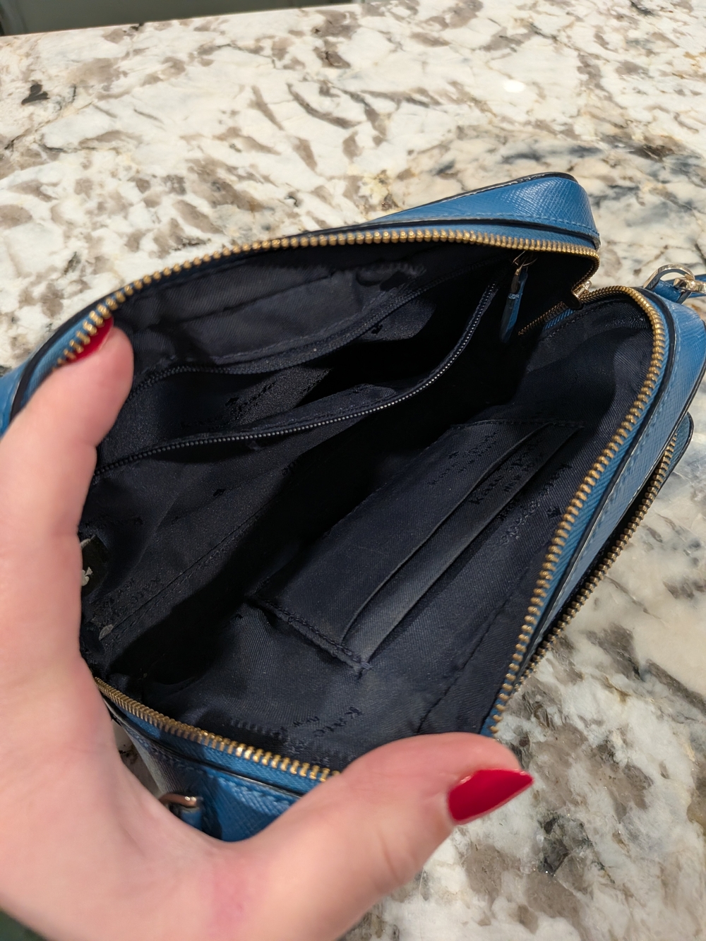 kate spade New York Blue Crossbody Wallet - Picture 4 of 5